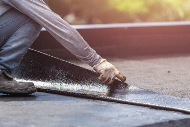 Professional Waterproofing technician working in Nunica, MI